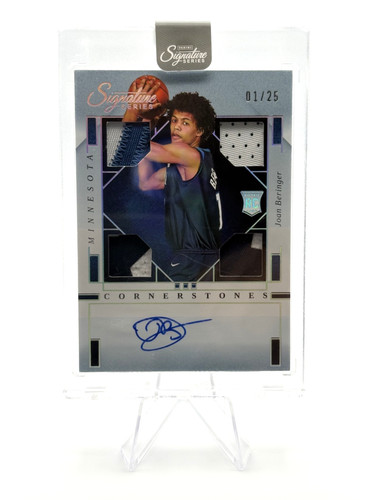 2025-26 Panini Signature Series Joan Beringer RC Quad Patch Auto  1/25 RPA (1/1)