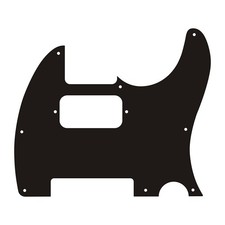 For Harley Benton TE-20HH SBK Standard Series Tele Guitar Pickguard matte black