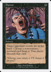 Duress #131 7th Edition MTG Common Sorcery