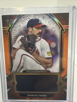 Spencer Strider 2024 Topps Triple Threads /18 Game Worn Patch SJR-SS2