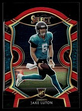 2020 Panini Select #98 Jake Luton Tri-Color Prizm Die Cut RC Football Card 2903D