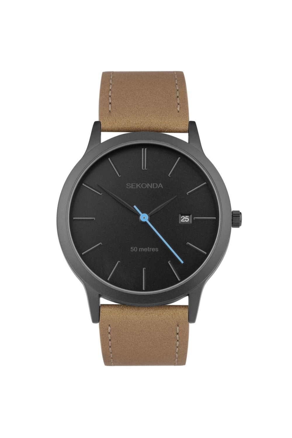 Sekonda Gents Tan Leather Strap 40mm Casual Watch 30133