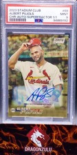 Marketplace image: 2023 Stadium Club Chrome Albert Pujols Superfractor Auto 1/1 PSA 9 Final Game