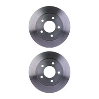 2 Bremsscheiben Voll Ø 72 Mm 11 Mm Hella Passend FüR U.A. Mazda 3