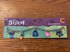 NEW, DISNEY STITCH Charm Bracelet With 5 Charms