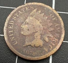1872 Indian Head Cent Penny 1C - **Environmental DAMAGE**