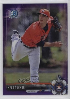 2017 Bowman Draft Chrome Purple Refractor 198/250 Kyle Tucker #BDC-183 4d3