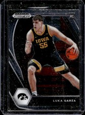 2021-22 Panini Prizm Draft Picks Luka Garza Rookie RC #51 Hawkeyes