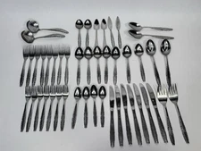 Oneida LOVE STORY Northland Stainless Silverware Flatware Floral Scroll