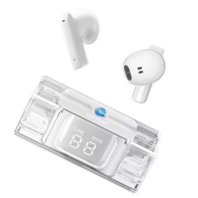 ESSAGER E90 TWS WIRELESS BLUETOOTH 5.3 KOPFHÖRER MIT LED LADECASE