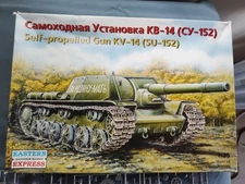 Eastern Express Russian Self-propelled Gun KV-14 1/35 OPENED AND UNBUILT. 