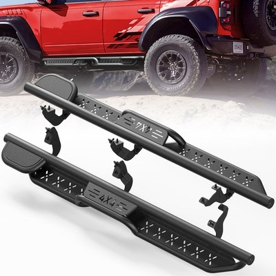 Running Boards for 2021-2026 Ford Bronco 4Door Drop Nerf Bars Side Step Plate