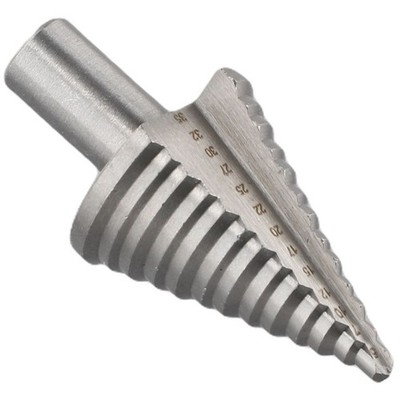 Titan Step Drill Bit Hochgeschwindigkeitsstahl Cutter 5-35mm 13Steps Kegelmessung