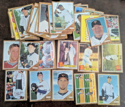 2011 Topps Heritage partial starter set over 110 cards, with SP's Checklist READ