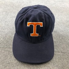 Vintage Tennessee Volunteers Hat Cap 7 1/2 Fitted Blue Orange Embroidered