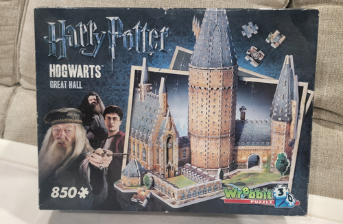 Harry Potter Hogwarts Great Hall Wrebbit 3D Jigsaw Puzzle 850 Piece NEW SEALED