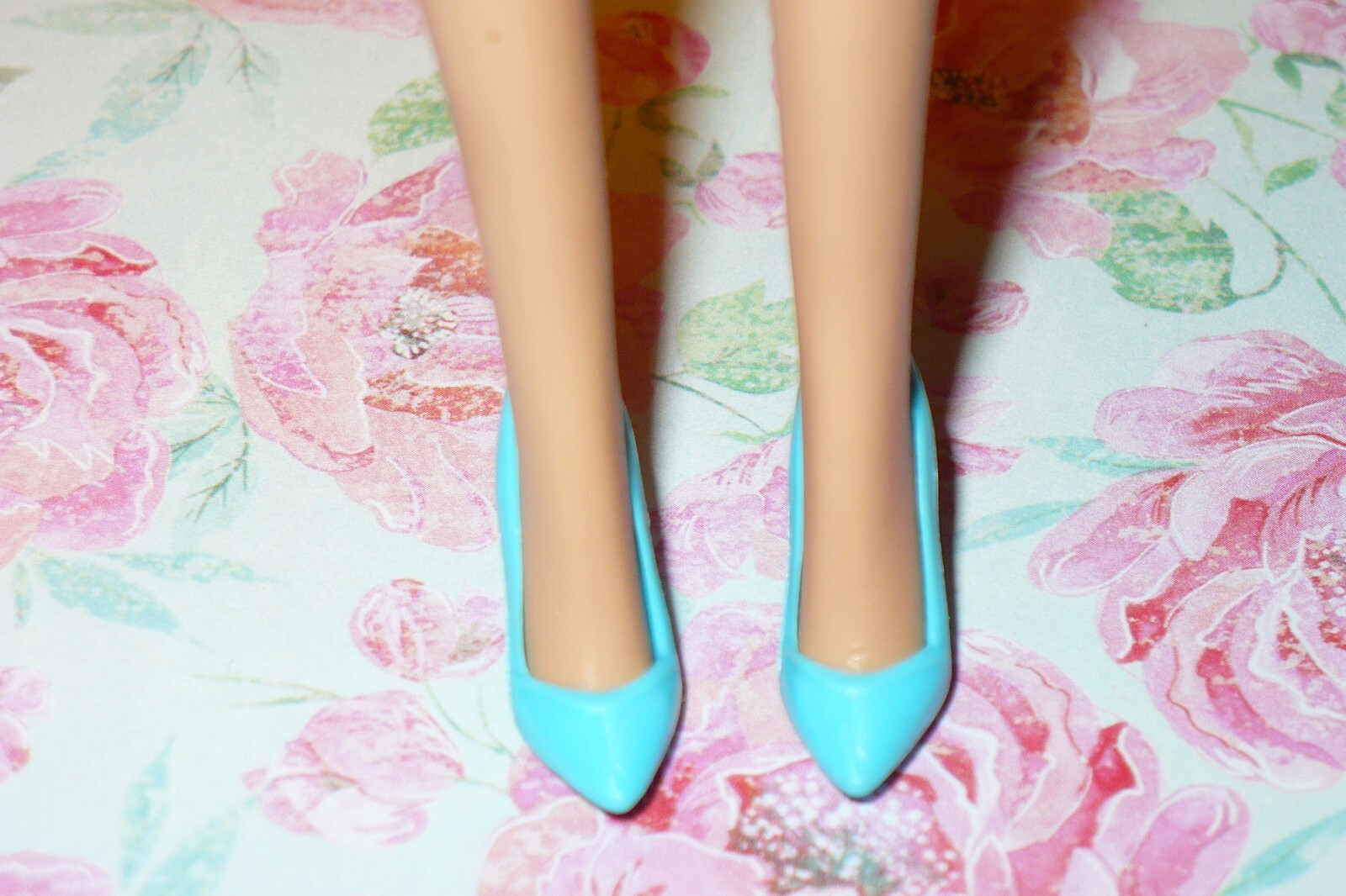 Mattel Barbie Doll Shoes Fashion Fever Vintage BLUE HIGH HEELS eBay