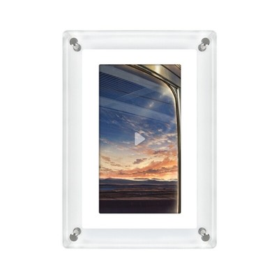 Energy Efficient 5Inch Rotating Digital Frame 1080P Resolution Screen Widely Use
