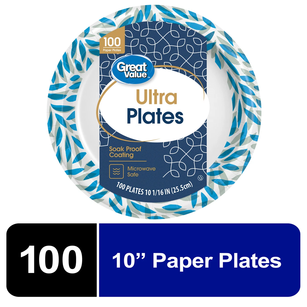 Coated White Paper Plates - Best Yet Brand