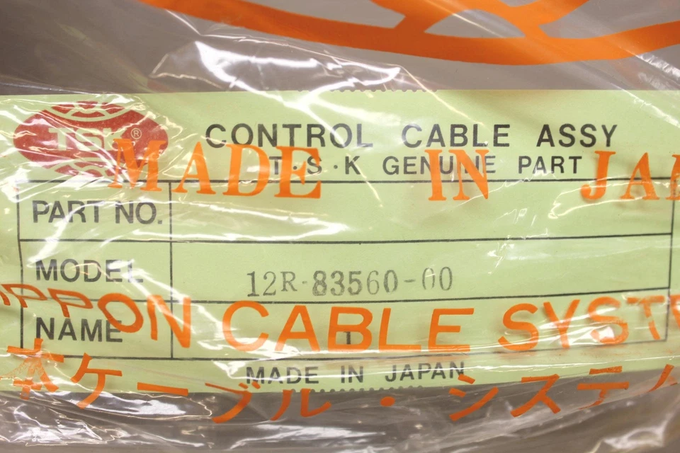 TSK Negro CABLE VELOCÍMETRO LÍNEA SPEEDO 1982-1984 Yamaha XS400 12R-83560-00 Foto 4 de 4