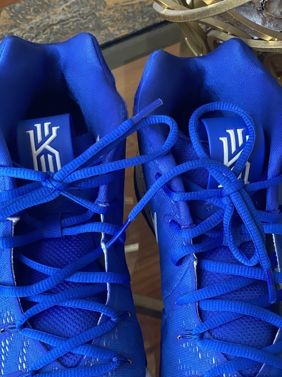 Nike Kyrie 4 Tb Blue Basketball AV2296-400 Shoes Mens 14 Nike Kyrie 4 Tb Mens Shoes Size 7.5 Royal Blue White  main image 3