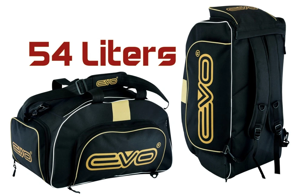 EVO Sports Kit Bag Backpack Holdall Duffle Travel Shoulder Gym Gear Fitness UFC - Image 3 of 4