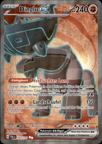 Pokemon 243/193 - Dinglu EX - Ultra Rare - PAL Karmesin & Purpur