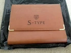 NEW GENUINE JAGUAR S-TYPE HANDBOOK FOLDER WALLET OWNERS WALLET JJM991916