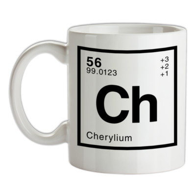CHERYL - Periodenelement Tasse - Nachname - Familie - Name - Tee - Kaffee