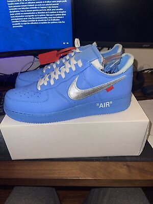Nike Air Force 1 Low Off-White MCA University Blue Men's Nike Air Force 1 Low Off-White MCA University Blue Men's