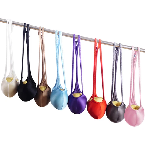 Men Sexy Oil Glossy Tanga Underwear Low Waist G-String Thongs Briefs Lingerie - Picture 8 of 41