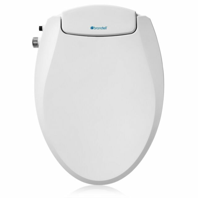 Brondell Swash Ecoseat S101 Round Toilet Seat - White (S101-RW)