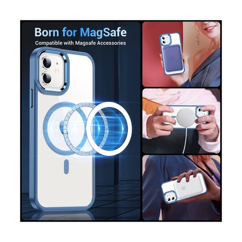 Temdan Magnetic Case for iPhone 12 Case & iPhone 12 Pro Case Clear,[Compatibl... - Picture 4 of 7