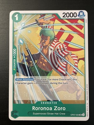 Roronoa Zoro OP07-034 UC 500 Years in the Future One Piece