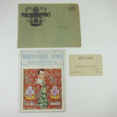 Catalog Ely Walker Dry Goods St. Louis MO Advance Merchandise News Antique 1918