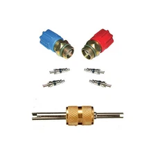 Santech Industries Automobile A/C System Caps & Valves Kit With Removal tool