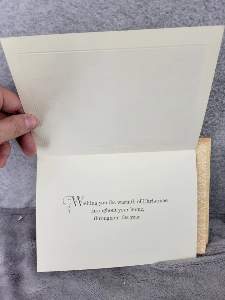 Набор из 19 Gibson белый персидский кот на диване рождественские сложенные открытки с конвертами - Изображение 3 из 4