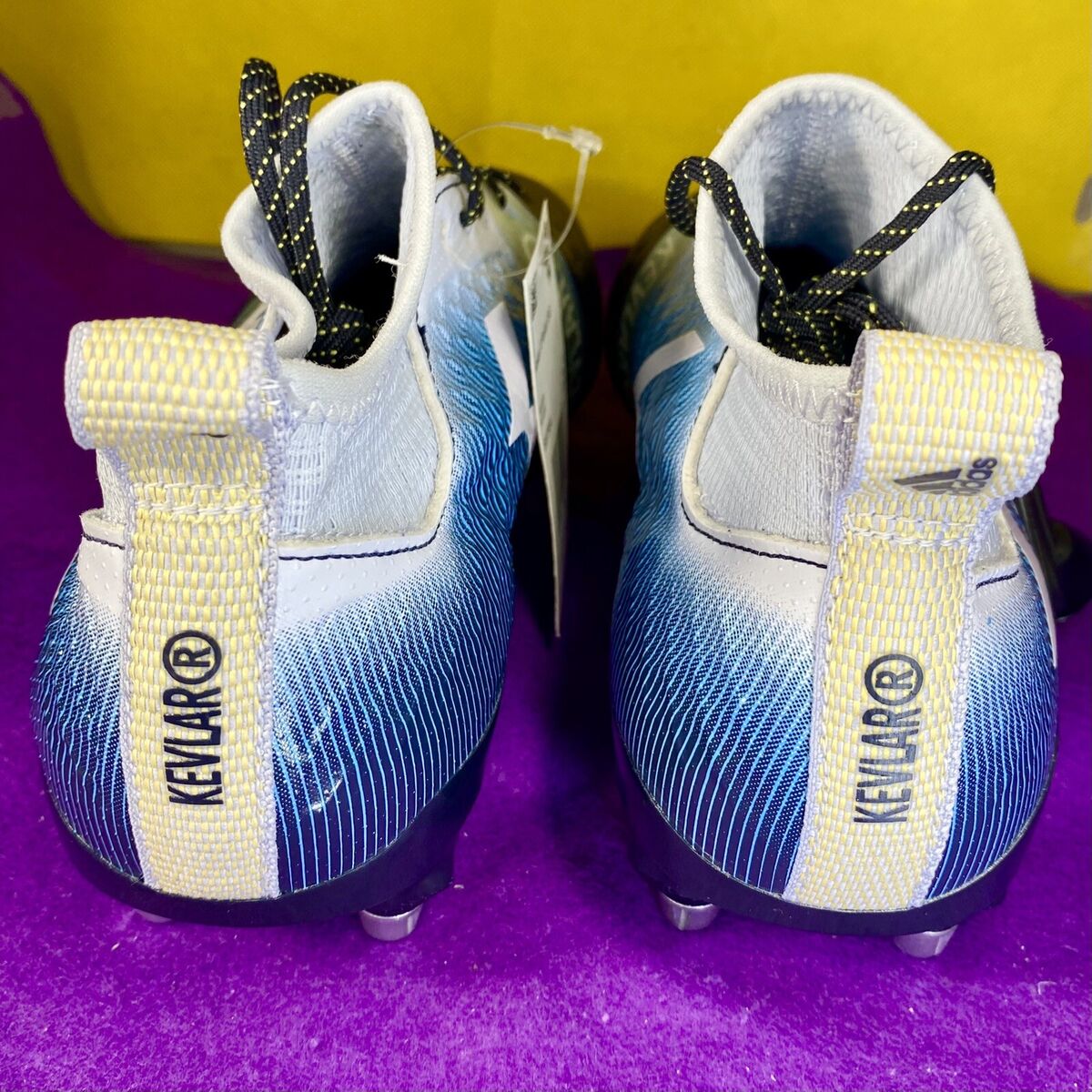 Adidas Kakari X-Kevlar SG Cleats Legend Ink Blue Shock Cyan Adidas Kakari X-Kevlar SG Cleats Legend Ink Blue Shock Cyan