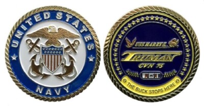 USS Harry S. Truman Officer Challenge Coin