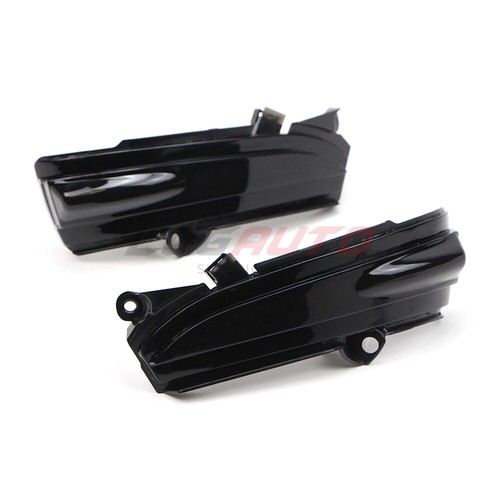 For Ford Mondeo Fusion 14-20 LED Side Mirror Light w/ Turn Signal Blinker Smoke - Picture 3 of 12