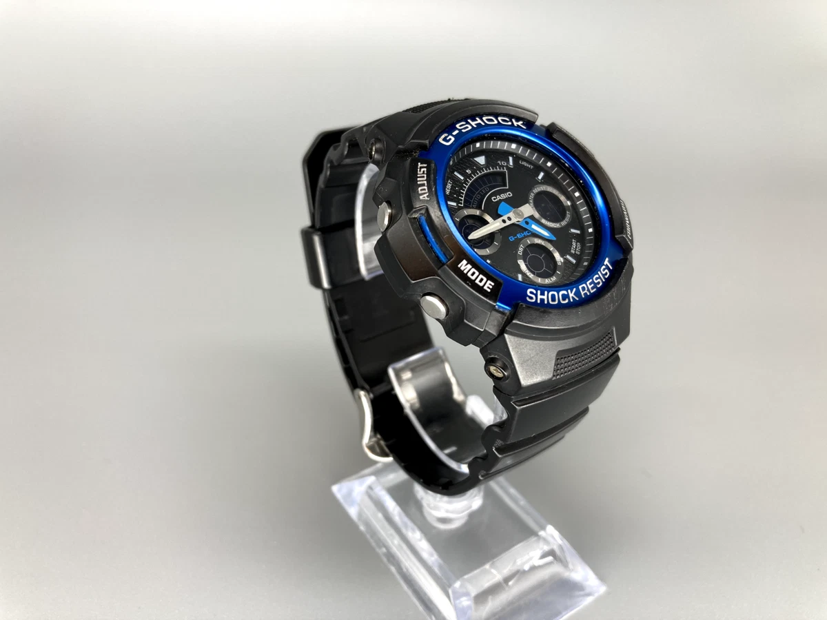 Casio G-Shock AW-591-2AJF Men's Black Blue Watch Japanese Genuine quartz  Japan