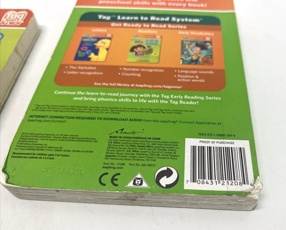LeapFrog Tag Junior Books only Lot of 11 LeapReader Dr Seuss Dora Disney Jake - Image 3 of 4