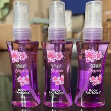 3 Pk Japanese Cherry Blossom by Body Fantasies 1.7oz Body Spray Mist Fragrance