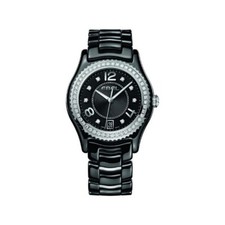 Ebel Onde Ladies' Watch - X-1 Black Ceramic with Diamonds