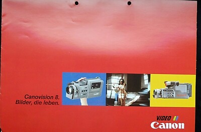 CANON PROSPEKT AUS 88, SEITEN 6, TECHNISCHE DATEN,E 70, CANON E 708,CANOVISION 8
