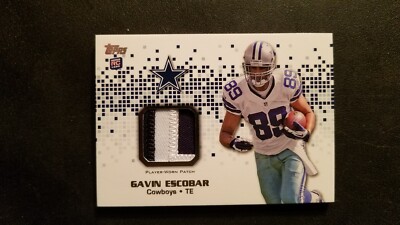 Gavin Escobar RC 2013 Topps Jersey Patch #RP-GE Dallas Cowboys San Diego State