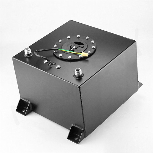 5 Gallon Polished Racing Drift Fuel Cell Gas Tank Level Sender Plastic Cap Black - Picture 10 of 17