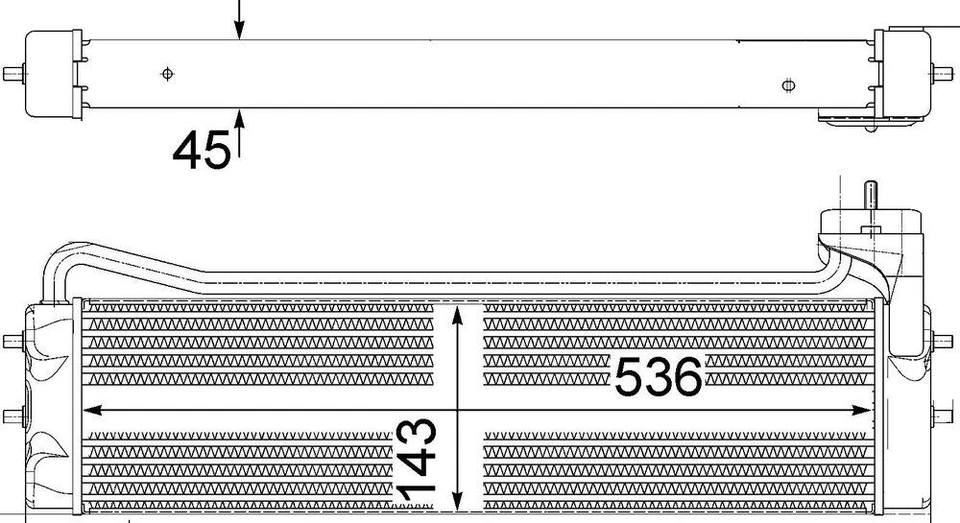 Filtro enfriador de aceite de motor Mahle 90608 genuino para BMW E60 E64 M5 M6 2006-2010 Foto 3 de 4