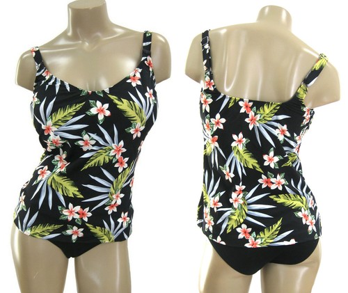 KECHIKA SWIMWEAR cups sizes D & DD CUP TANKINI Asst Prints TKR10 & TK10 - Picture 11 of 17