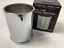 Spectre 87081 Chrome Abs Air Intake Straight Tube - 3 Od X 4 Long